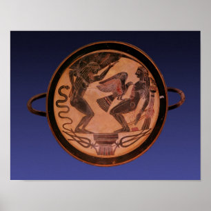 Poster Figura preta kylix
