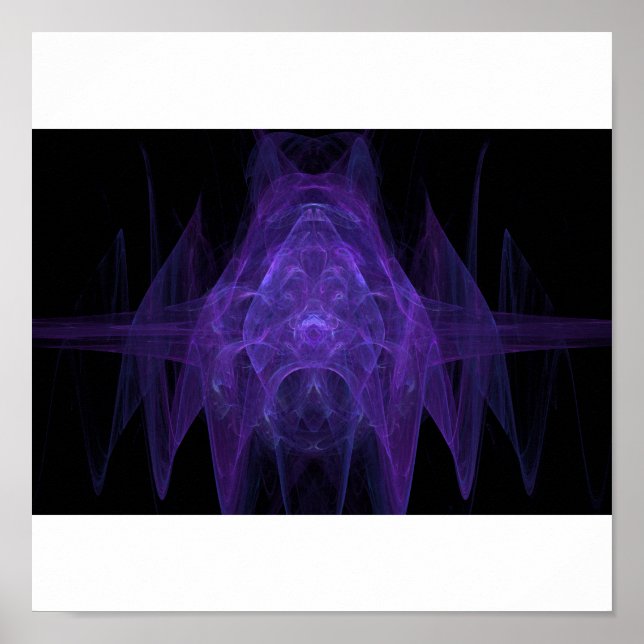 Póster Figura púrpura (Frente)