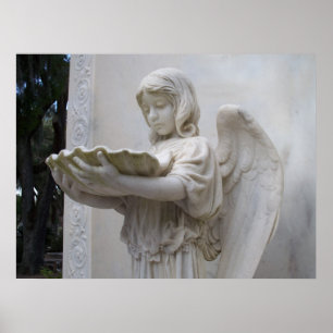 Póster Figura savana Geórgia GA da menina do anjo de