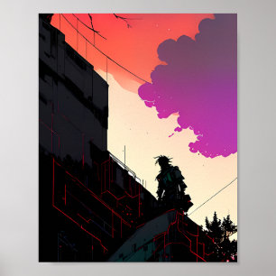 Poster Figura Solitária