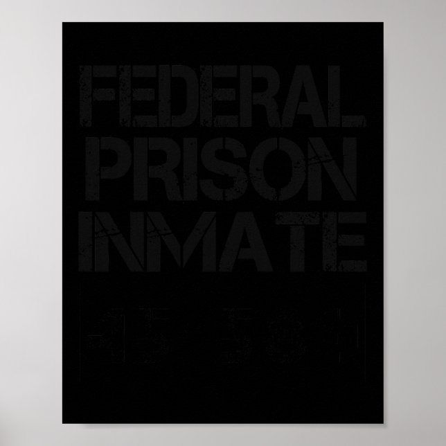 Poster Figurino da Prisão Federal de Halloween (Frente)