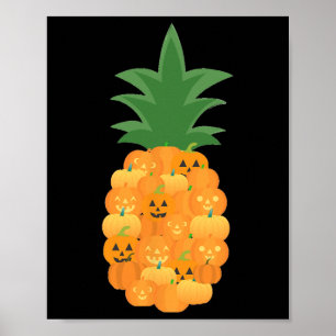 Poster Figurino De Festa De Abóbora Divertida Para Lover