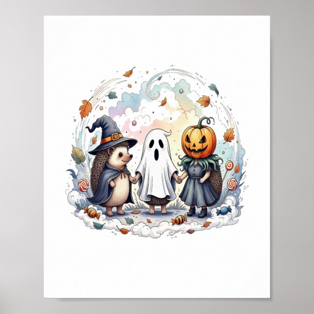 Poster Figurino de Halloween (Frente)