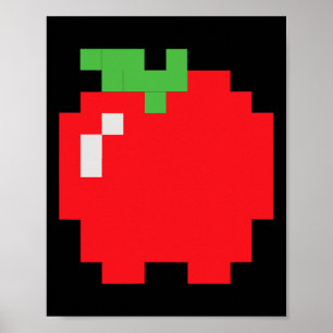 Poster Figurino do grupo de Halloween do videogame Apple