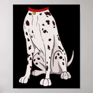 Poster Figurino Engraçado para o Cachorro de Halloween