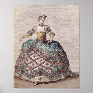 Poster Figurino para uma mulher indiana