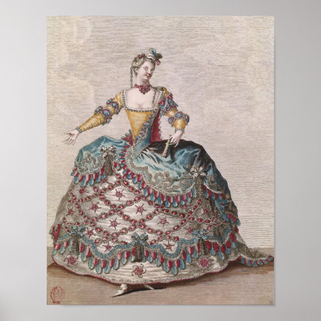 Poster Figurino para uma mulher indiana (Frente)