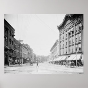 Poster Fila de Merchants