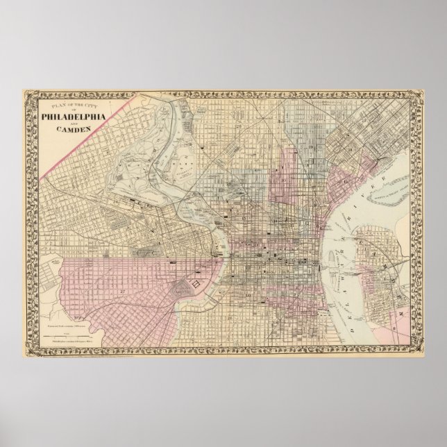Póster Filadélfia, Camden 2 (Frente)