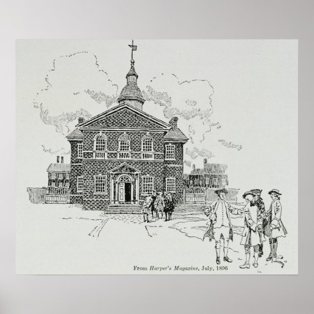 Póster Filadélfia de Hall do Carpinteiro (Frente)