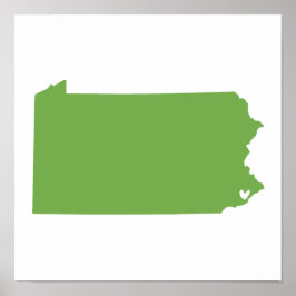 Póster Filadélfia, Pensilvânia Love