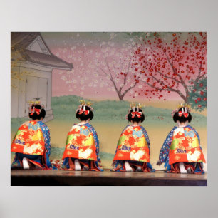 Poster Fileira da gueixa