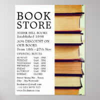 Fileira de Livros Antigos, Publicidade na Loja de 