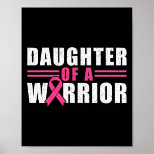 Poster Filha De Um Mês De Consciência Do Cancer Da Mama D