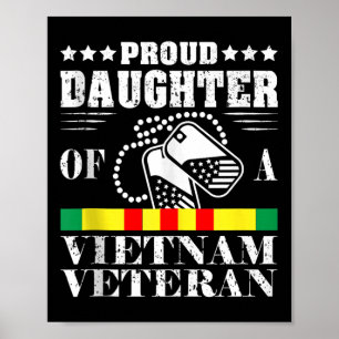 Poster Filha Orgulhosa De Um Dia Do Memorial Veterano Do