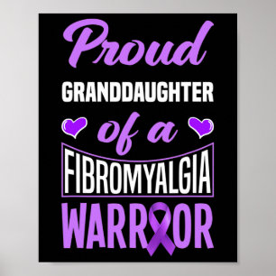 Poster Filha Orgulhosa De Um Guerreiro De Fibromialgia 1