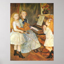 Póster Filhas de Catulle Mendes por Pierre Renoir