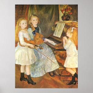Póster Filhas de Catulle Mendes por Pierre Renoir