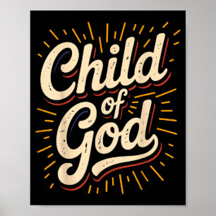 Poster Filho de Deus Fé Cristã