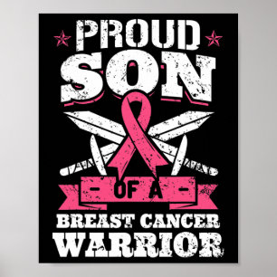 Poster Filho Do Guerreiro Do Cancer Da Mama Friso De Cons