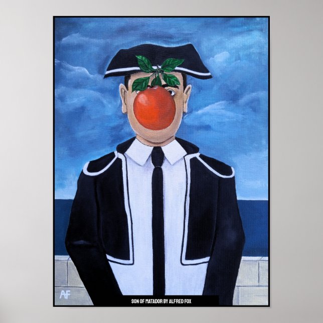 Poster Filho do Pintor Matador de Alfred Fox (Frente)
