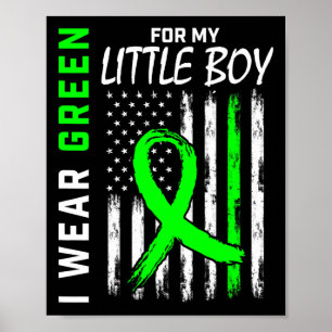 Poster Filho Menino Doença Renal Cerebral Sensibilização 