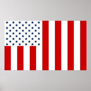 Poster Filhos civis da bandeira dos Estados Unidos da