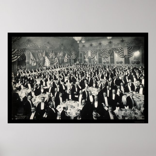 Póster Filhos da Nova Iorque da Revolução Foto 1906 (Frente)