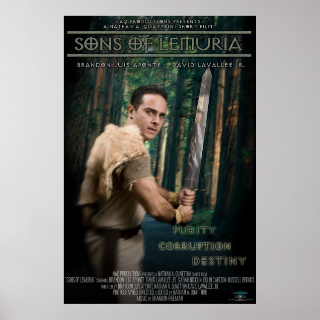 poster 'Filhos de Limúria' (Frente)