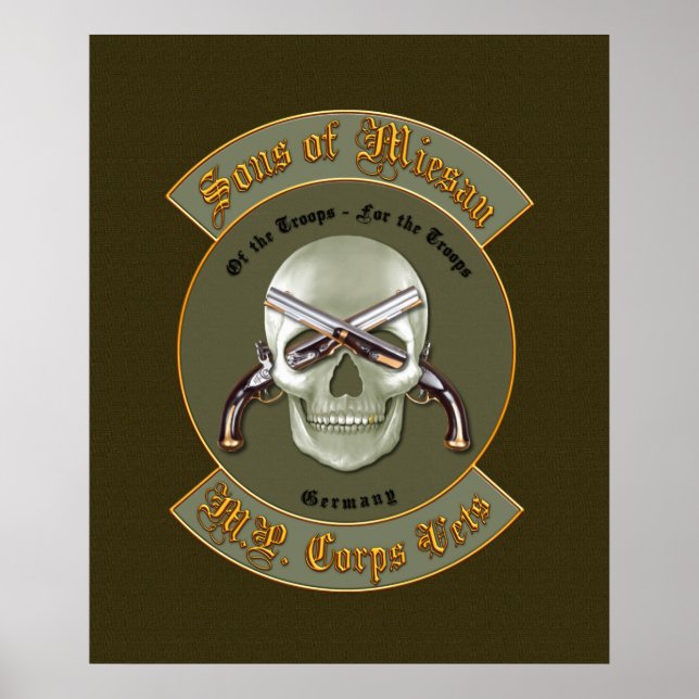 Póster Filhos de Miesau (Frente)