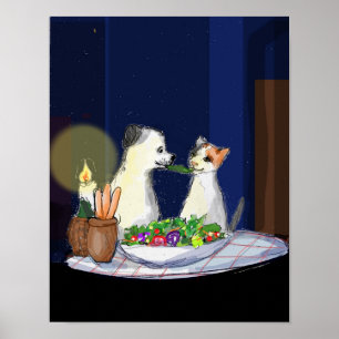 Poster Filhote de cachorro e flor