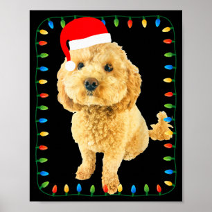 Poster Filhote de cachorro Ochon festa de Natal Bicho Bic