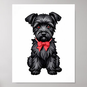 Poster Filhote de Miniatura Schnauzer