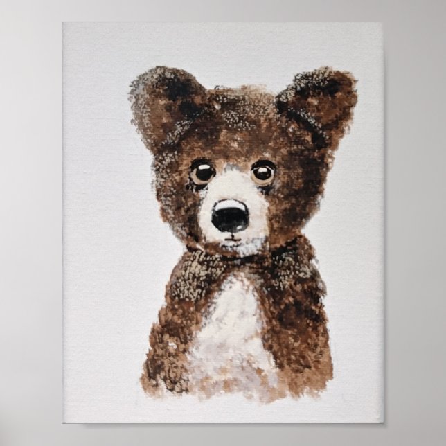 Poster Filhote de Urso (Frente)