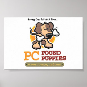 Poster Filhotes de cachorro da libra do PC