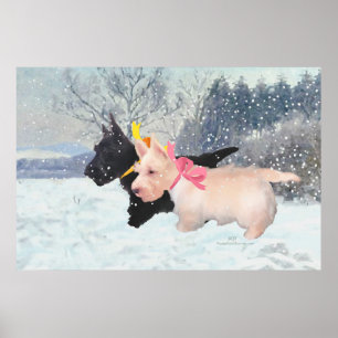 Poster Filhotes Scottie
