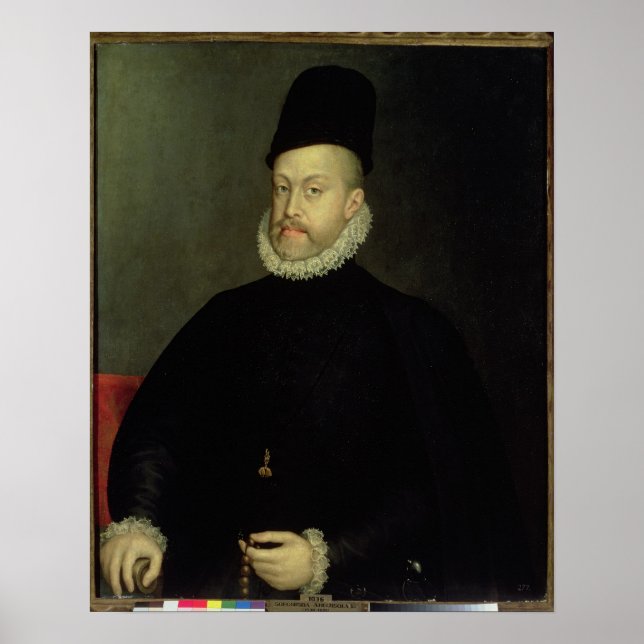 Póster Filipe II da Espanha 1565 (Frente)