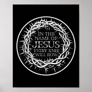 Poster Filipenses 2 10 Ao Nome De Jesus Todo Joelho S