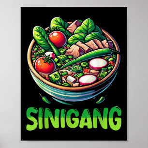 Poster Filipinas Sinigang Filipino Comida Pino