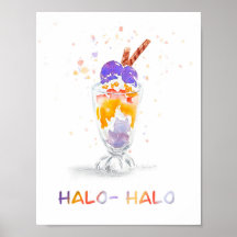 Filipino / Philippine Halo Halo Watercolor Impress