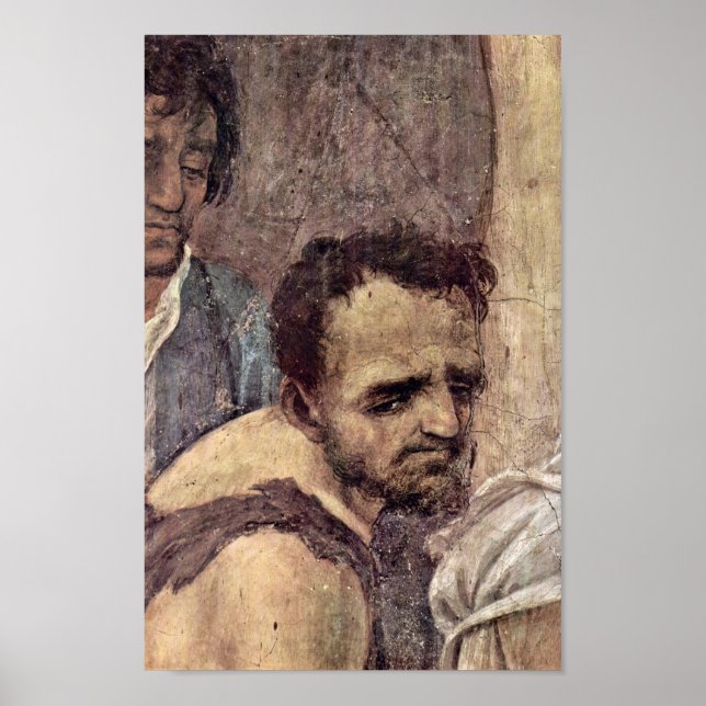 Poster Filippino Lippi - Face de um vilão (Frente)