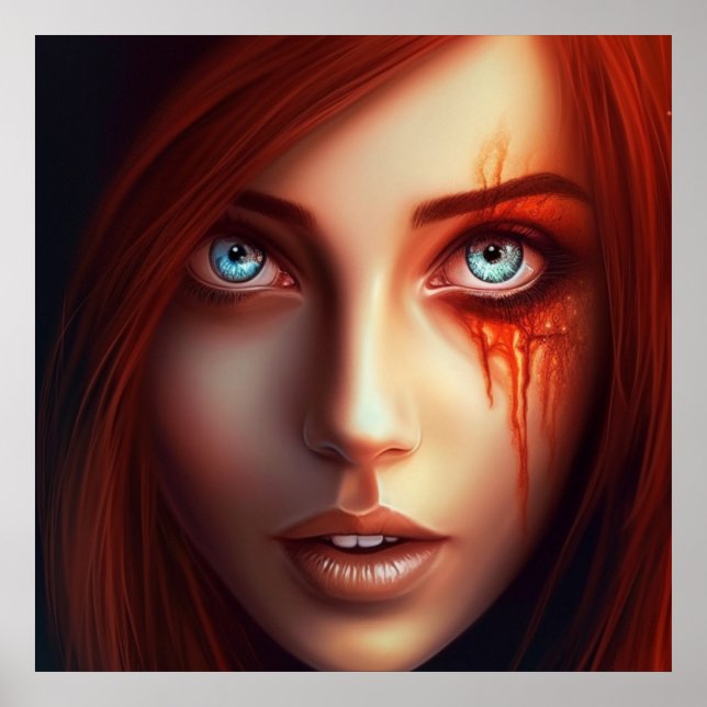 Poster Fille Super Héros (Frente)