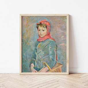 Poster Fillette Portent un Panier   Berthe Morisot