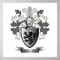 Fillips Family Crest Casaco de Braços