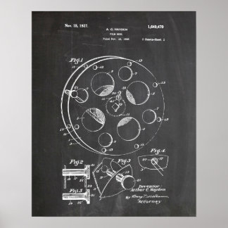 Poster FILM REEL Patent