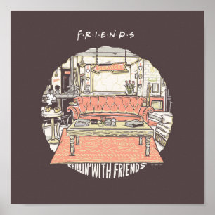 Poster Filmando com Cartoon FRIENDS™