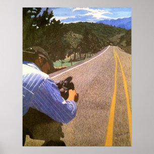 Póster Filmando uma estrada secundária