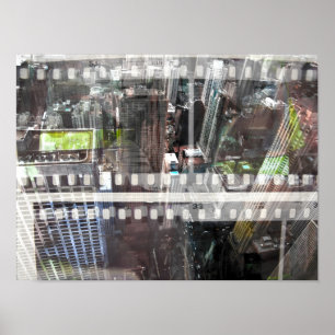 Póster Filme abstrato