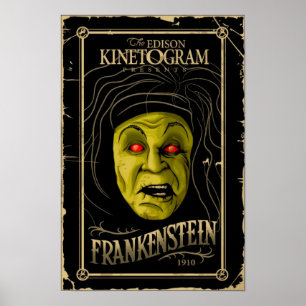 Poster Filme Clássico Frankenstein 1910