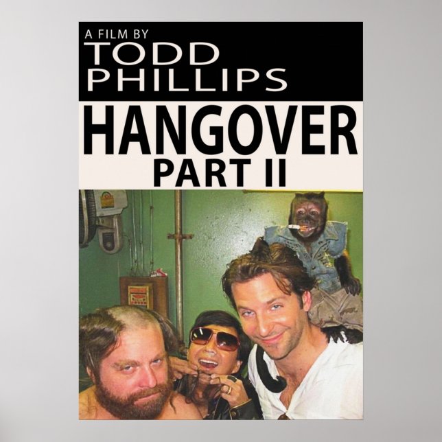 Poster Filme de Alternativo Hangover Part II (Frente)
